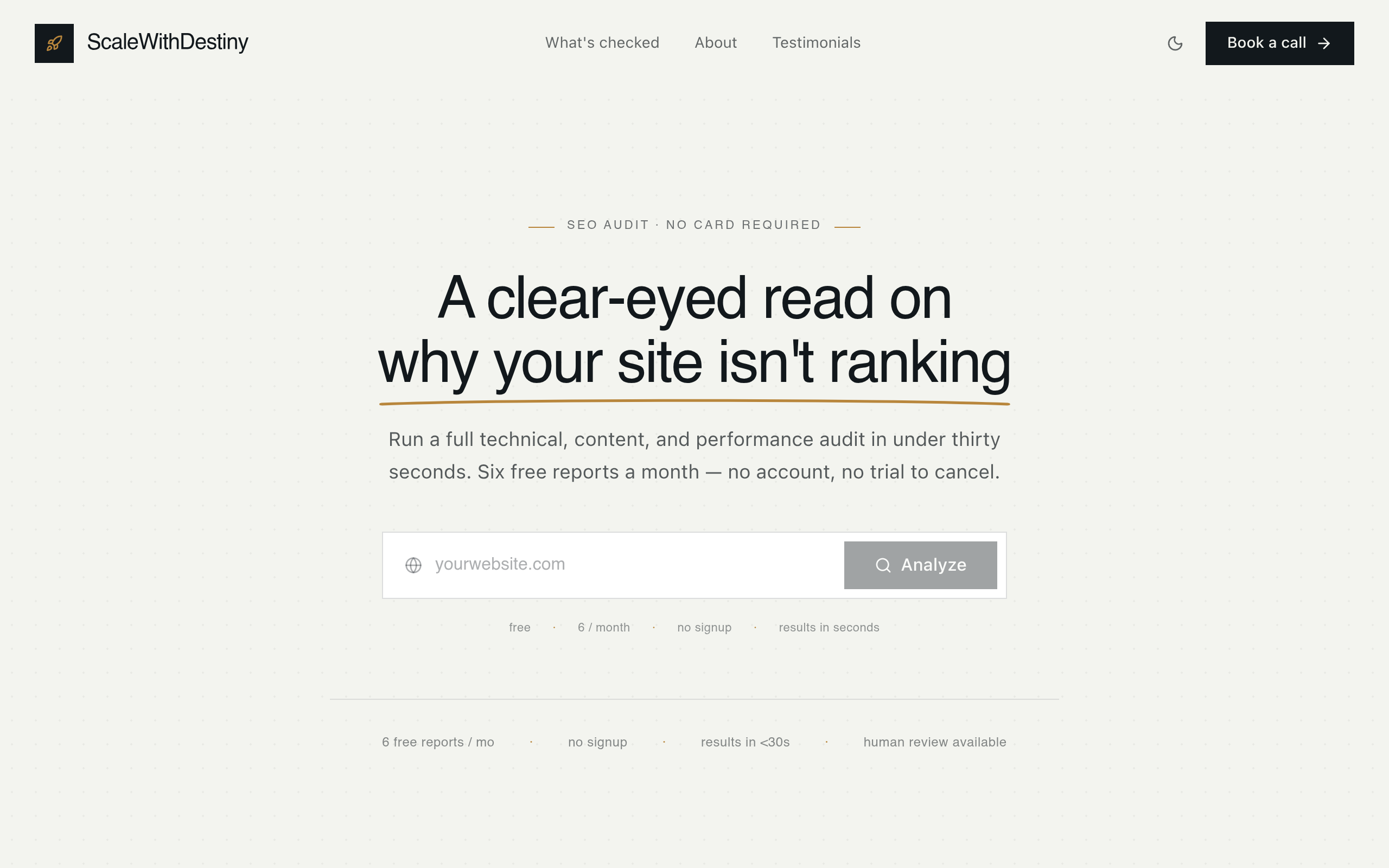 SEO Website Audit & Growth Engine